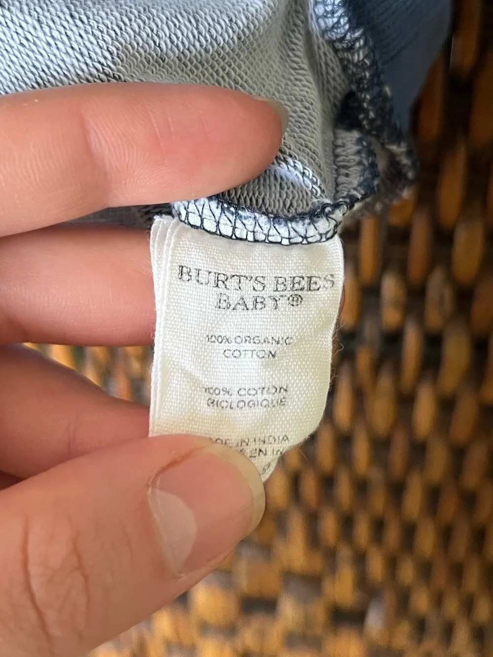 6/9M Organic Cotton Burt’s Bees Sweater Boys